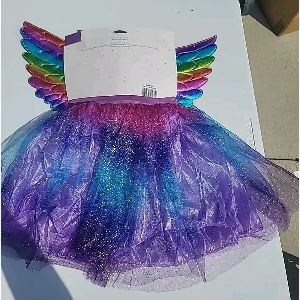 Unicorn Set TUTU, WINGS, UNICIRN HEADBAND new Happy Halloween